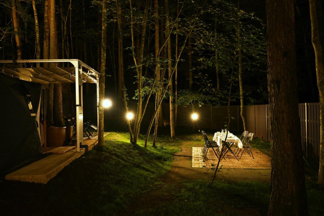 Fuji Fumoto Forest Hotspring ふもとの森温泉 Fujikawaguchiko Exteriör bild