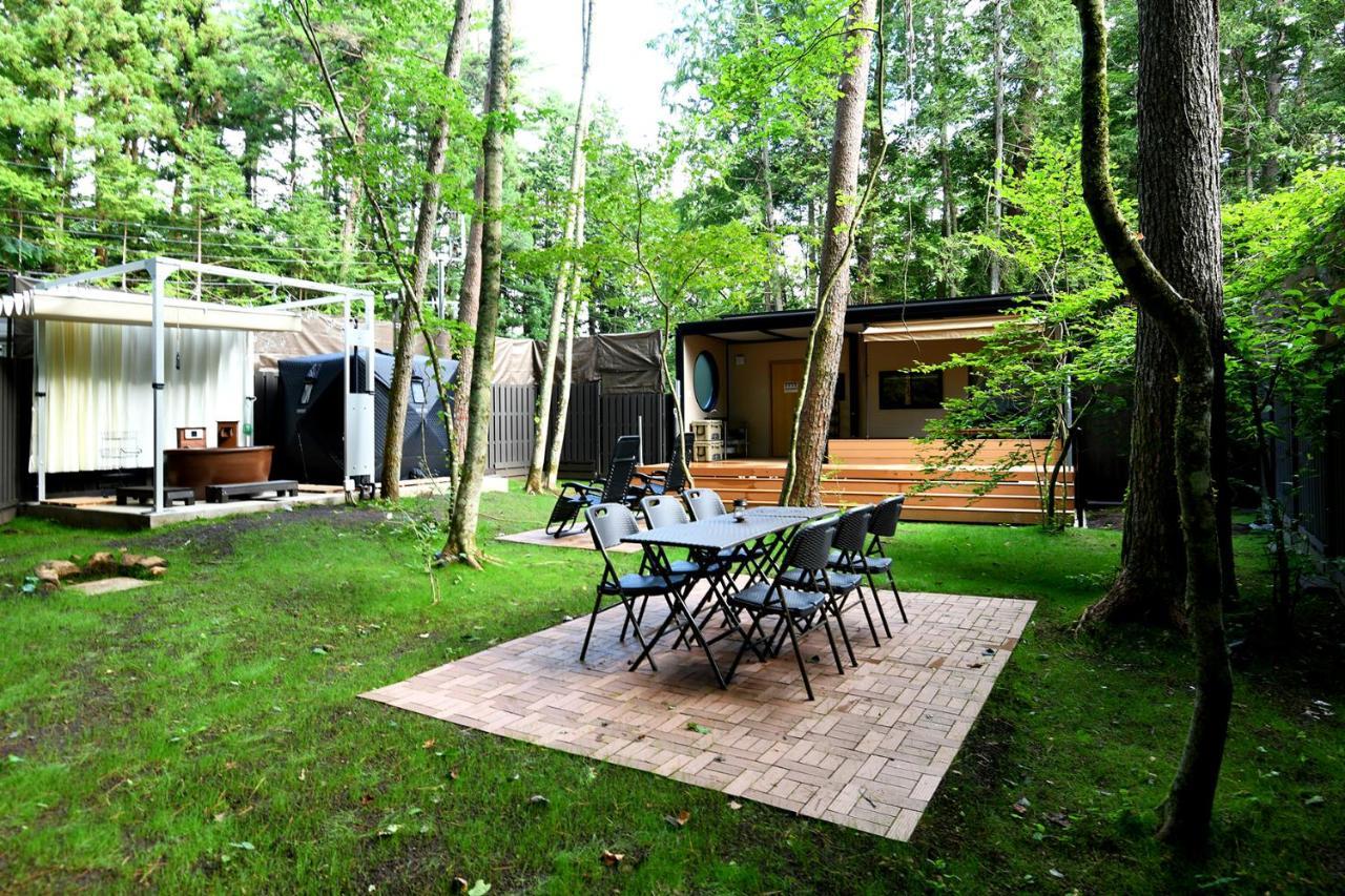 Fuji Fumoto Forest Hotspring ふもとの森温泉 Fujikawaguchiko Exteriör bild