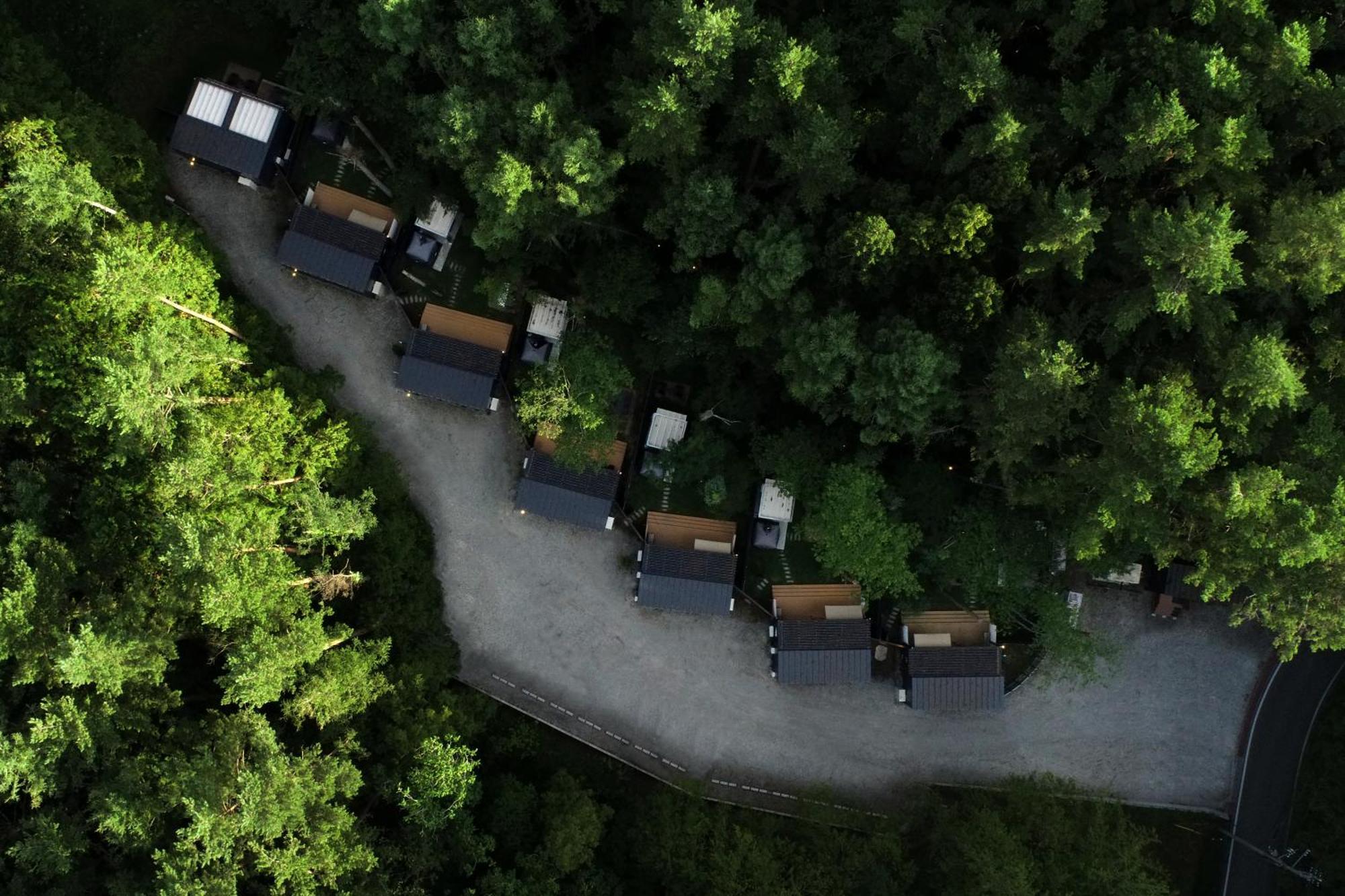 Fuji Fumoto Forest Hotspring ふもとの森温泉 Fujikawaguchiko Exteriör bild